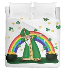  St  Patrick  Dabbing Duvet Cover Double Side (queen Size) by Valentinaart