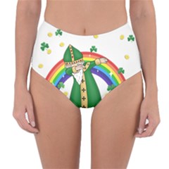  St  Patrick  Dabbing Reversible High-waist Bikini Bottoms by Valentinaart