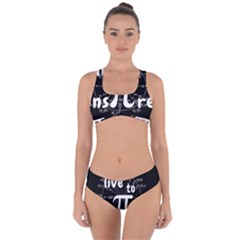 Pi Day Criss Cross Bikini Set by Valentinaart