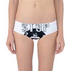 Stop Animal Abuse - Chimpanzee  Classic Bikini Bottoms by Valentinaart
