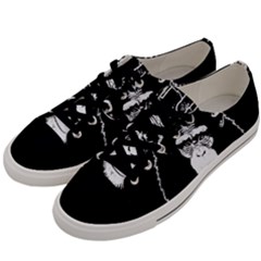 Stop Animal Abuse - Chimpanzee  Men s Low Top Canvas Sneakers by Valentinaart