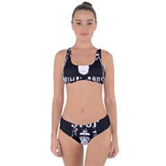 Stop Animal Abuse - Chimpanzee  Criss Cross Bikini Set by Valentinaart