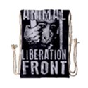 Animal Liberation Front - Chimpanzee  Drawstring Bag (Small) View1