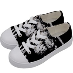 Animal Liberation Front - Chimpanzee  Kids  Low Top Canvas Sneakers by Valentinaart