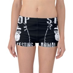 Stop Animal Testing - Chimpanzee  Reversible Boyleg Bikini Bottoms by Valentinaart