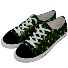 St Patricks Day Pattern Women s Low Top Canvas Sneakers by Valentinaart