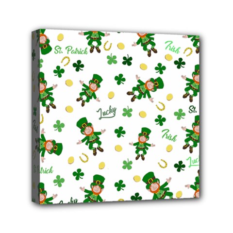 St Patricks Day Pattern Canvas Travel Bag by Valentinaart