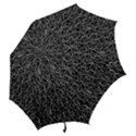 Elio s Shirt Faces in White Outlines on Black Crying Scene Hook Handle Umbrellas (Large) View2