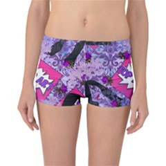 Purlpe Retro Pop Reversible Boyleg Bikini Bottoms