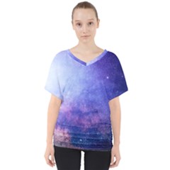 Galaxy V-neck Dolman Drape Top