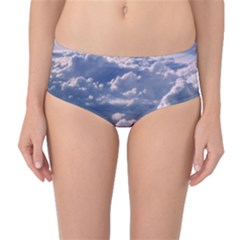 In The Clouds Mid-waist Bikini Bottoms by snowwhitegirl