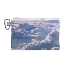 In The Clouds Canvas Cosmetic Bag (medium)