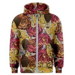 Octopus Floral Men s Zipper Hoodie by snowwhitegirl