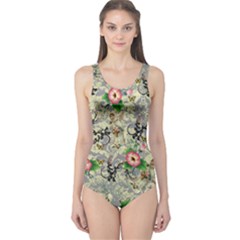 Angel Floral One Piece Swimsuit