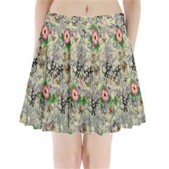 Angel Floral Pleated Mini Skirt by snowwhitegirl