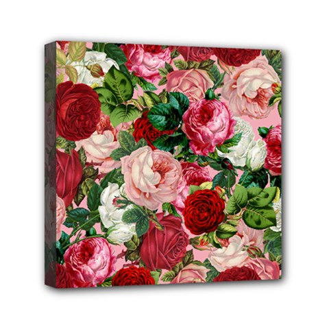 Rose Bushes Canvas Travel Bag