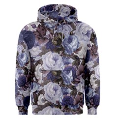 Rose Bushes Blue Men s Pullover Hoodie by snowwhitegirl