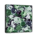 Rose Bushes Green Canvas Travel Bag View1
