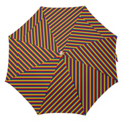 Gay Pride Flag Candy Cane Diagonal Stripe Straight Umbrellas by PodArtist
