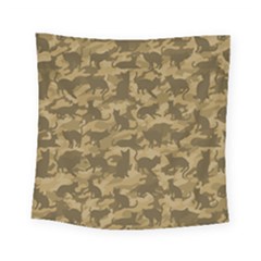 Operation Desert Cat Camouflage Catmouflage Square Tapestry (small) by PodArtist