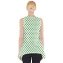 Green Heart-Shaped Clover on White St. Patrick s Day Side Drop Tank Tunic View2