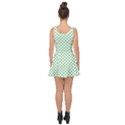 Green Heart-Shaped Clover on White St. Patrick s Day Inside Out Dress View2