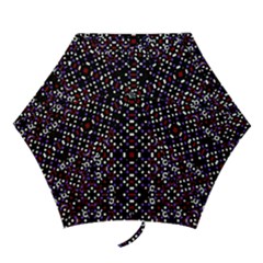 Futuristic Geometric Pattern Mini Folding Umbrellas by dflcprints