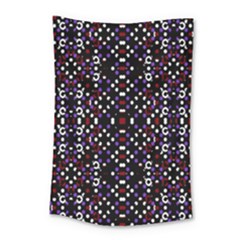 Futuristic Geometric Pattern Small Tapestry by dflcprints