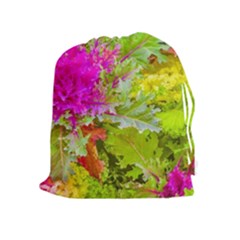 Colored Plants Photo Drawstring Pouches (extra Large) by dflcprints