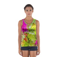 Colored Plants Photo Sport Tank Top  by dflcprints