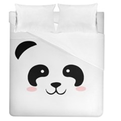 Panda  Duvet Cover (queen Size) by Valentinaart