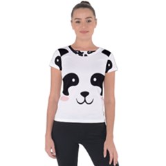 Panda  Short Sleeve Sports Top 