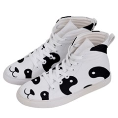 Panda  Men s Hi-top Skate Sneakers by Valentinaart