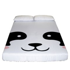 Panda  Fitted Sheet (king Size) by Valentinaart