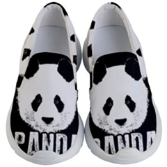 Panda  Kid s Lightweight Slip Ons by Valentinaart