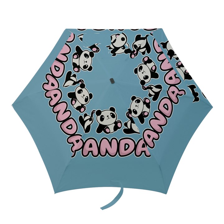 Panda  Mini Folding Umbrellas