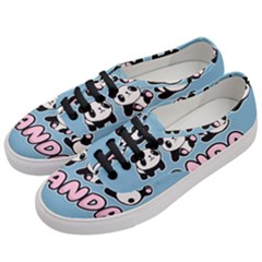 Panda  Women s Classic Low Top Sneakers by Valentinaart