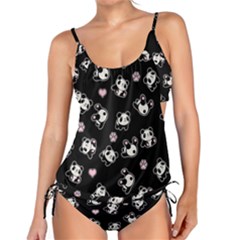 Panda Pattern Tankini Set by Valentinaart