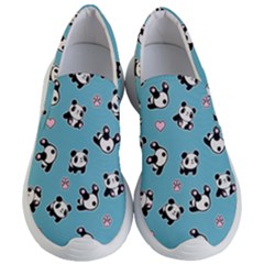 Panda Pattern Women s Lightweight Slip Ons by Valentinaart