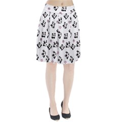 Panda Pattern Pleated Skirt by Valentinaart