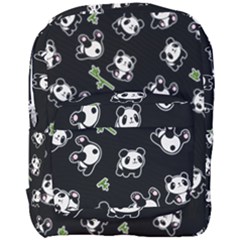 Panda Pattern Full Print Backpack by Valentinaart