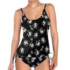 Panda Pattern Tankini Set by Valentinaart