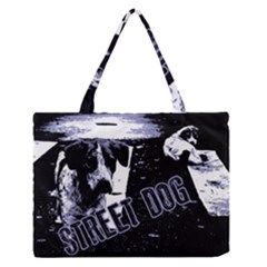 Street Dogs Zipper Medium Tote Bag by Valentinaart
