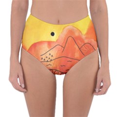 Mountains Reversible High-waist Bikini Bottoms