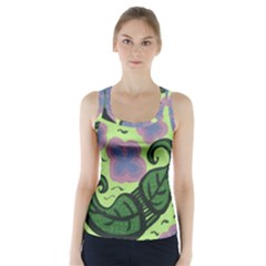 Leaves Racer Back Sports Top by snowwhitegirl