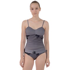 Stop Action Pigeon Sweetheart Tankini Set by snowwhitegirl