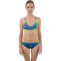 Window Egg Wrap Around Bikini Set