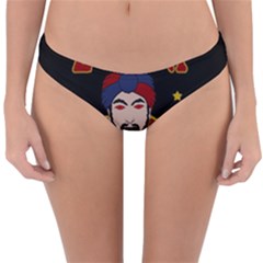 Zoltar Speaks Reversible Hipster Bikini Bottoms by Valentinaart