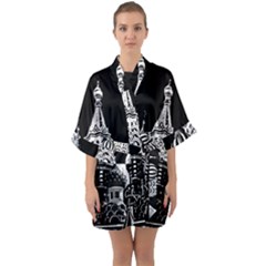 Moscow Quarter Sleeve Kimono Robe by Valentinaart