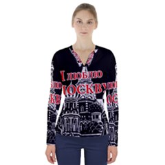 Moscow V-neck Long Sleeve Top by Valentinaart